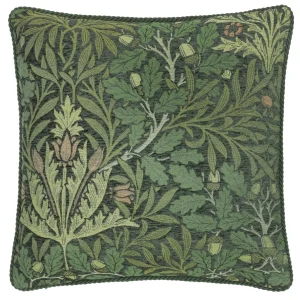 Tyynynpäällinen Acorn chenille vihreä 55 x 55 cm