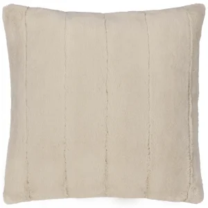 Tekoturkis tyynynpäällinen Oat - Vaalea beige 45 x 45 cm