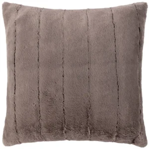 Tekoturkis tyynynpäällinen Taupe ruskea 45 x 45 cm