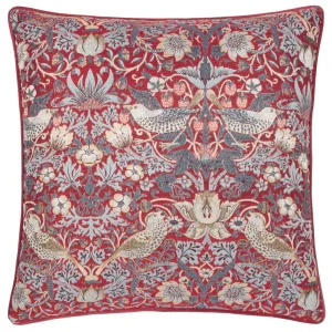 Tyynynpäällinen Strawberry Thief Punainen - Berry 55 x 55 cm