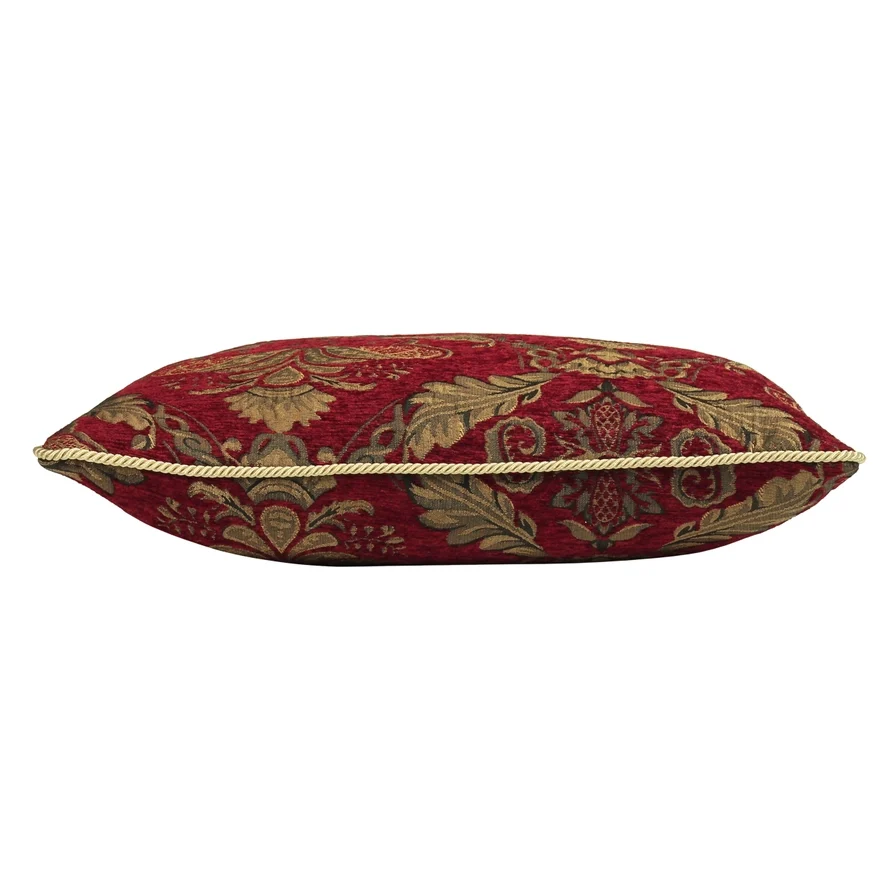Tyynynpäällinen Jacquard chenille Burgundy 45 x 45 cm - Image 3