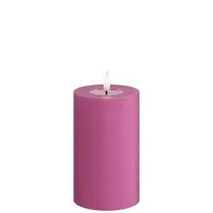 Led-kynttilä Aniliininpunainen (Magenta)  halk. 7,5 cm