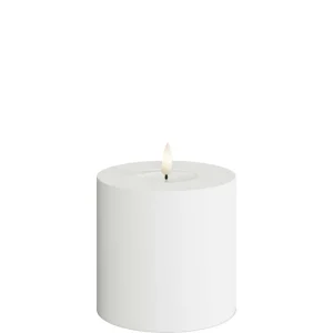 Led-kynttilä ulkokäyttöön Valkoinen halk. 10 cm