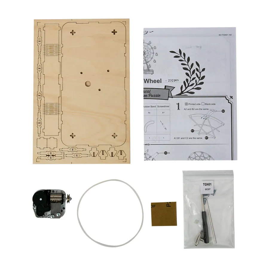 DIY miniatyyri Maailmanpyörä Soittorasia - Image 6