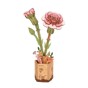 DIY Kukka Vaaleanpunainen neilikka - Pink Carnation