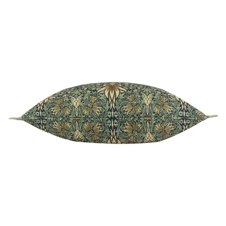 Tyynynpäällinen joka sopii ulkokäyttöön William Morris Snakeshead sinivihreä 40 x 60 cm - Image 6