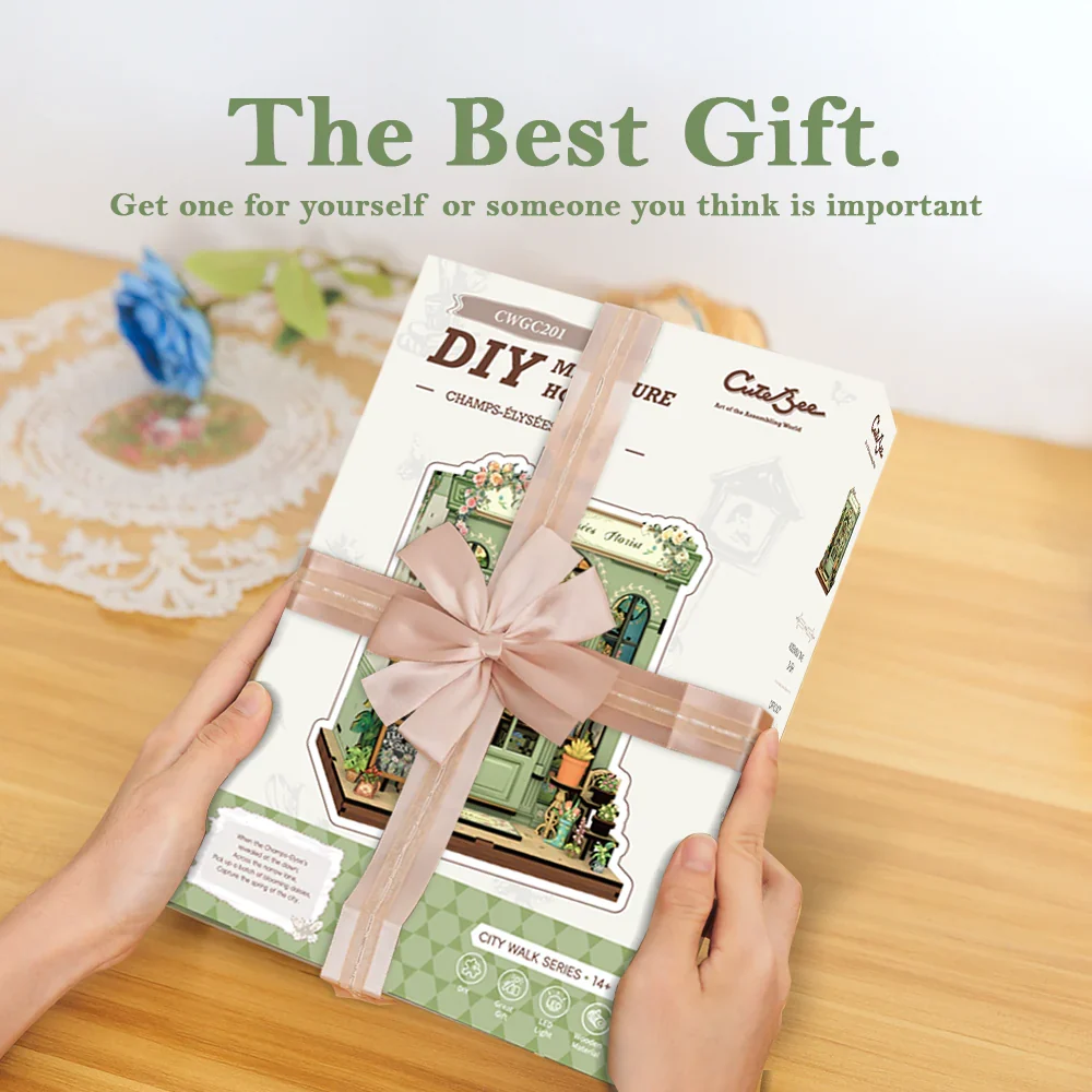 DIY Minimaailma kirjahyllyyn – Green Life Bookshop Book Nook - Image 3