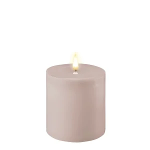 Led-kynttilä Puuteriroosa (Rose) halk. 10 cm