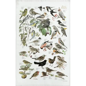 Keittiöpyyhe Linnut - Garden Birds